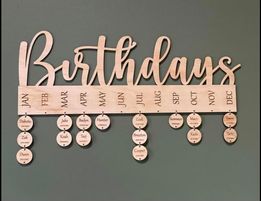 45cm Family Birthday board