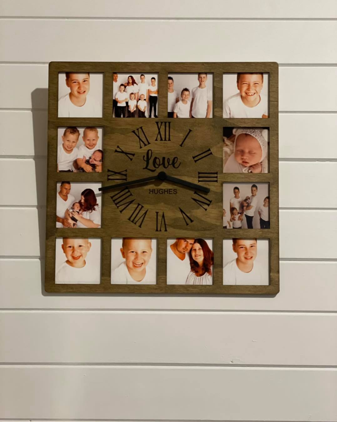 Family Personalised Clock